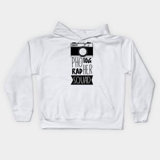 Photographer Squad Kids Hoodie